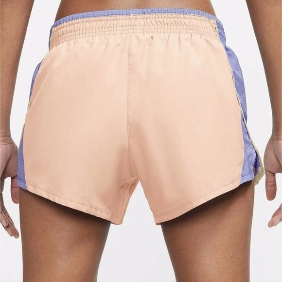 Nike Dri Fit peach and lavender running active athletic shorts size XL NEW - Picture 9 of 10